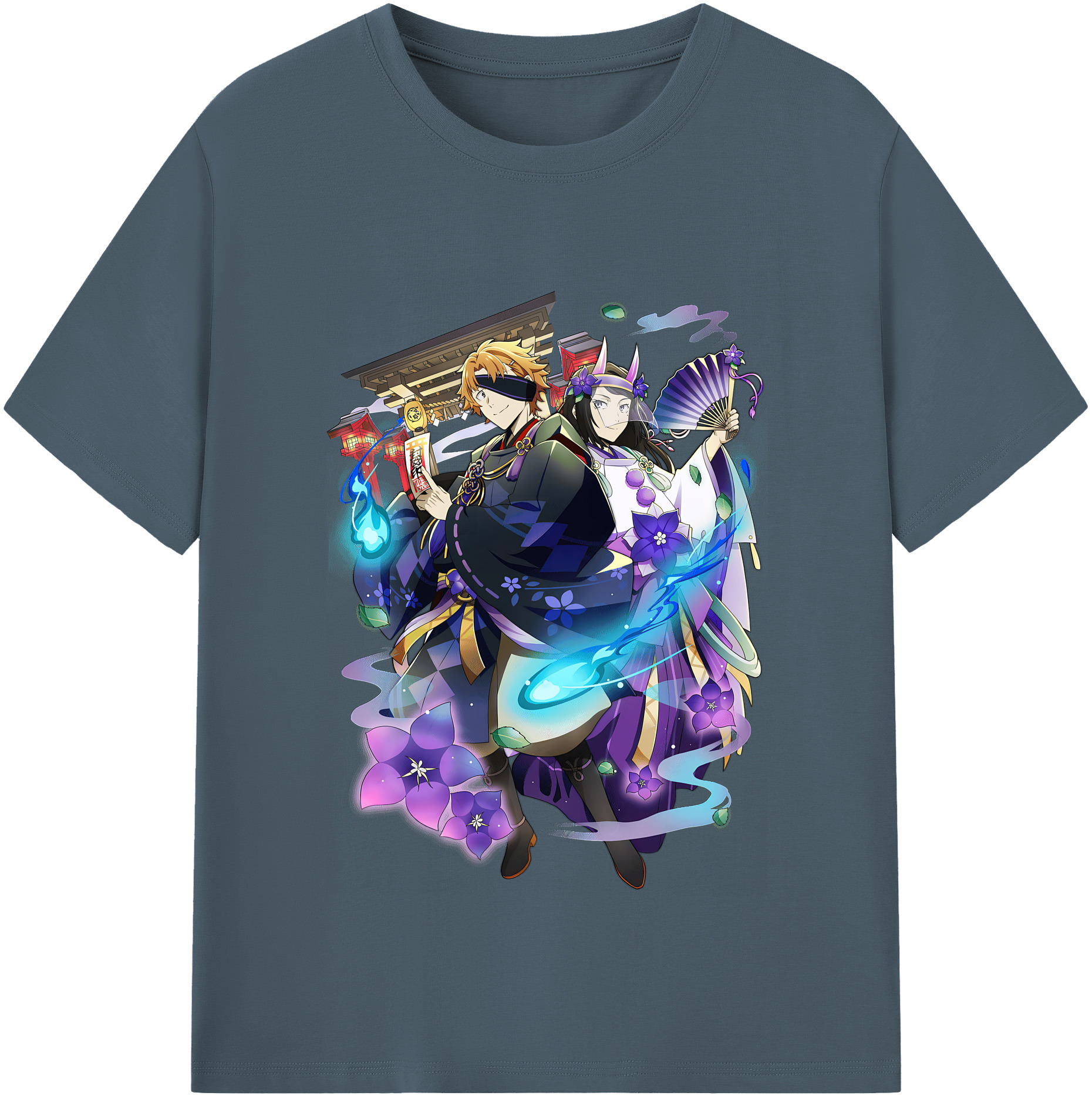 （画像用） 文豪ストレイドッグス Bungo Stray Dogs 綿100％半袖Tシャツ（フロントプリント）